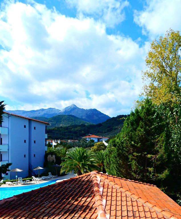 Panorama Apartments And Studios Chrysi Ammoudia Bagian luar foto